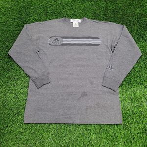 Vintage 90s ADIDAS Shirt Medium 21x27 Gray